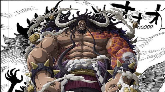 an image of kaido one of the strongest vilian in one piece 