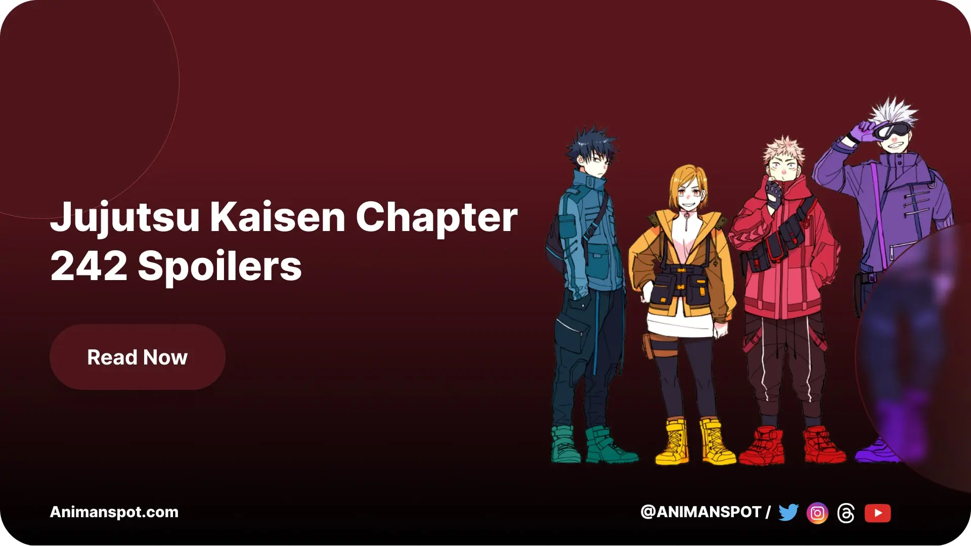 Jujutsu Kaisen Celebrates the Anime with Hilarious Special Chapter